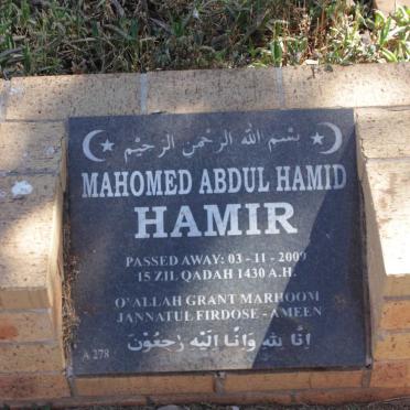 HAMIR Mahomed Abdul Hamid -2009