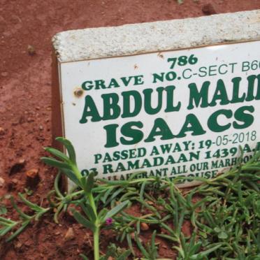 ISAACS Abdul Malik -2018