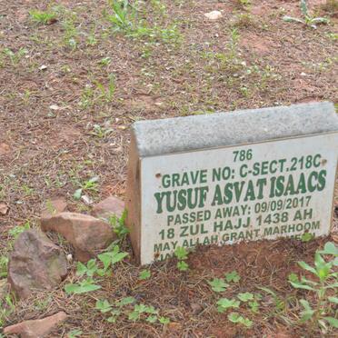 ISAACS Yusuf Asfat -2017