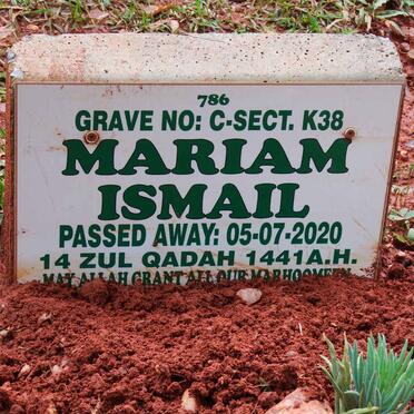 ISMAIL Mariam -2020