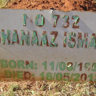 ISMAIL Shanaaz 1953-2012