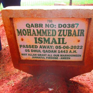 ISMAIL Mohammed Zubair -2022