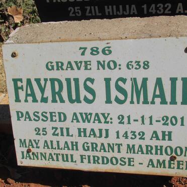 ISMAIL Fayrus -2011