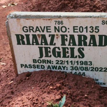 JEGELS Riaaz Farad 1983-2022
