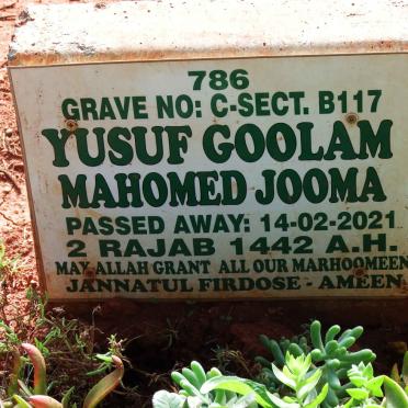 JOOMA Yusuf Goolam Mahomed -2021