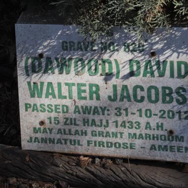 JACOBS David Walter -2012