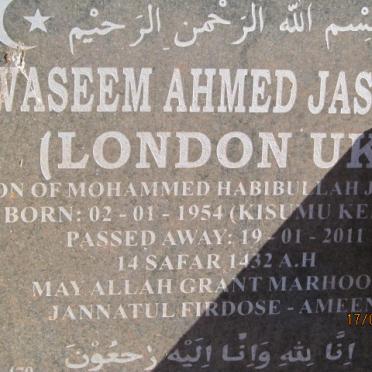 JASWAL Waseem Ahmed 1954-2011