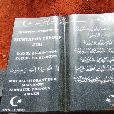 JIBI Mustapha Yussef 1944-2022