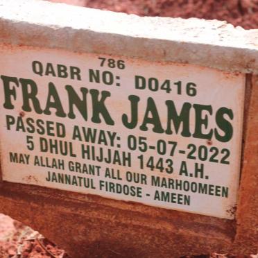 JAMES Frank -2022