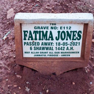 JONES Fatima -2021