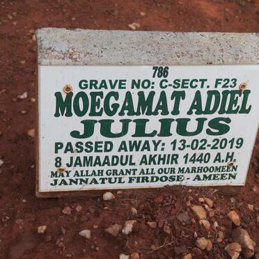 JULIUS Moegamat Adiel -2019