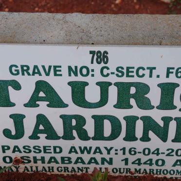 JARDINE Tauriq -2019