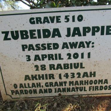 JAPPIE Zubeida -2011