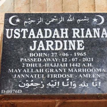 JARDINE Ustaadah Riana 1965-2021