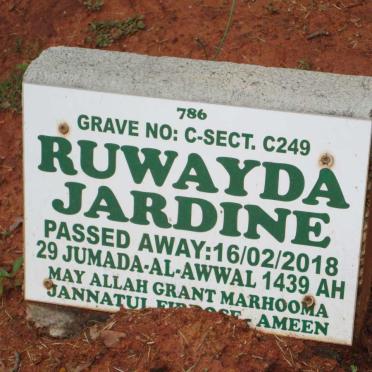 JARDINE Ruwayda -2018