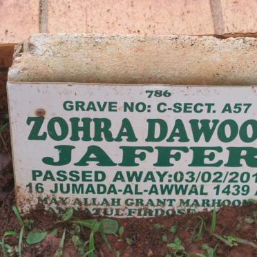 JAFFER Zohra Dawood -2018