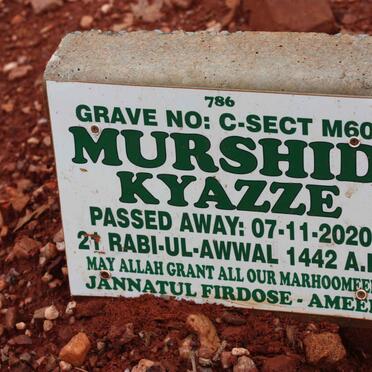 KYAZZE Murshid -2020