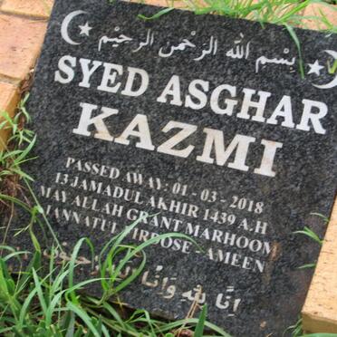 KAZMI Syed Asghar -2018