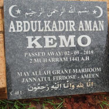 KEMO Abdulkadir Aman -2019