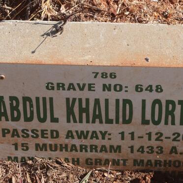 KORTAN Abdul Khalid -2011