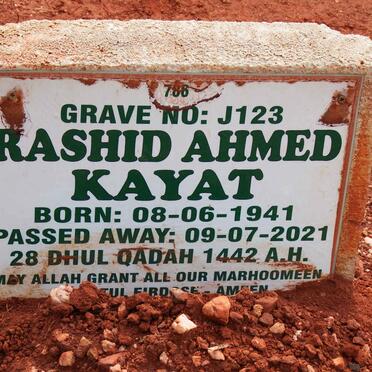 KAYAT Rashid Ahmed 1941-2021