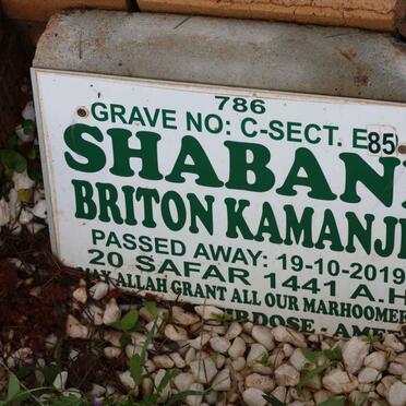 KAMANJE Shabani Briton -2019