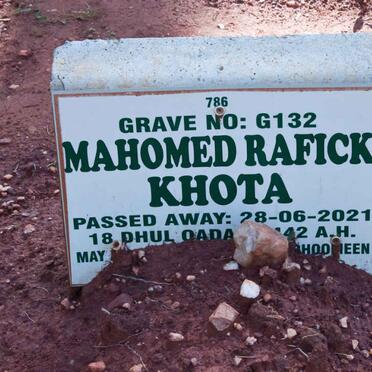 KHOTA Mahomed Rafick -20231