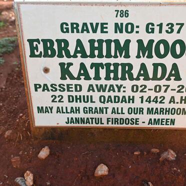 KATHRADA Ebrahim Moosa -2021