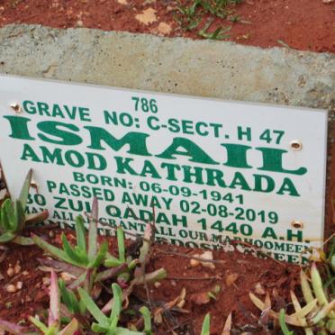 KATHRADA Ismail Amod 1941-2019