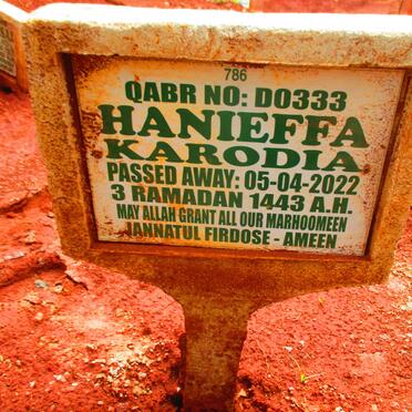 KARODIA Hanieffa -2022