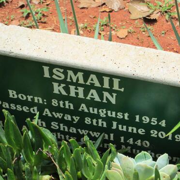 KHAN Ismail 1954-2019