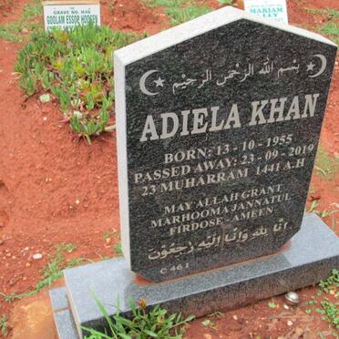 KHAN Adiela 1955-2019
