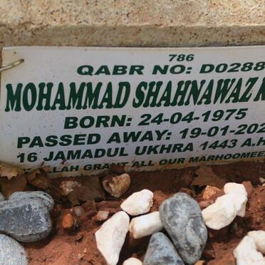 KHAN Mohammad Shahnawaz 1975-2022