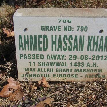 KHAN Ahmed Hassan -2012