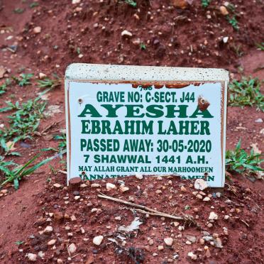 LAHER Ayesha Ebrahim -2020