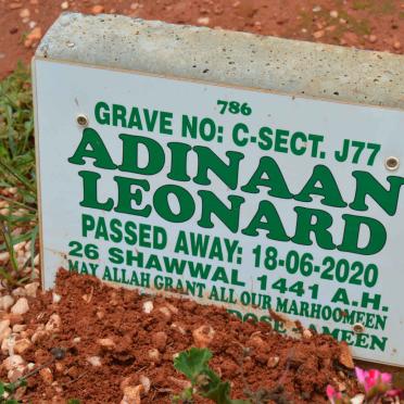 LEONARD Adinaan -2020