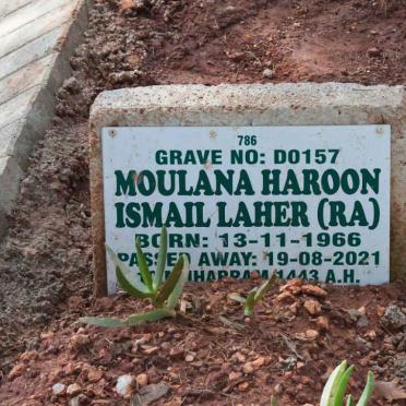 LAHER Moulana Haroon Ismail 1966-2021