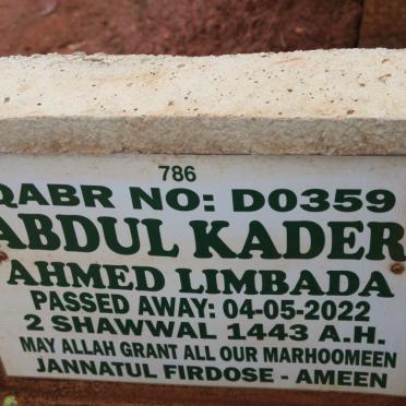 LIMBADA Abdul Kader Ahmed -2022