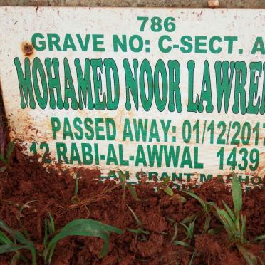 LAWRENCE Mohamed Noor -2017