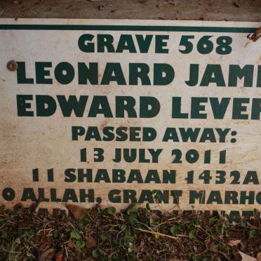 LEVERS Leonard James Edward -2011