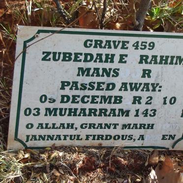 MANSOOR Zubedah Ebrahim -2010