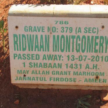 MONTGOMERY Ridwaan -2010