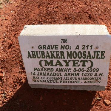 MOOSAJEE Abubaker -2009