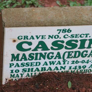 MASINGA Cassim -2018