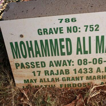 MAYET Mohammed Ali -2012