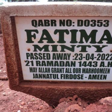 MINTY Fatima -2022
