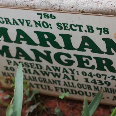 MANGERA Mariam -2018