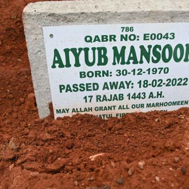 MANSOOR Aiyub 1970-2022