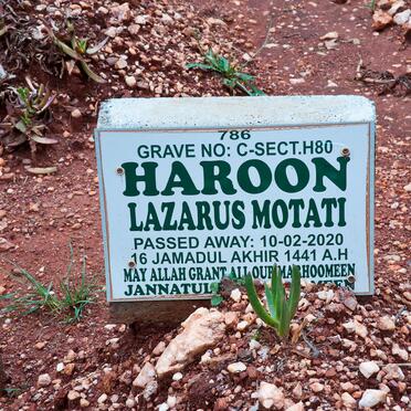 MOTATI Haroon Lazarus -2020