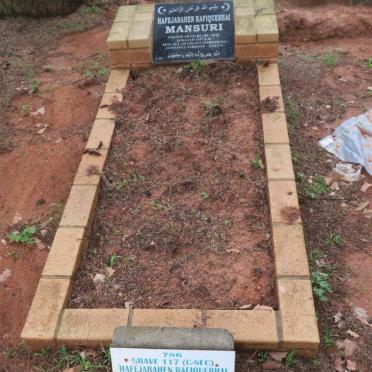 MANSURI Hafejabahen Rafiquebhai -2016